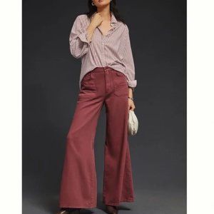 Anthropologie Jane high-rise wide leg pants size 30